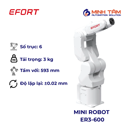 MINI ROBOT 6 TRỤC ER3-600